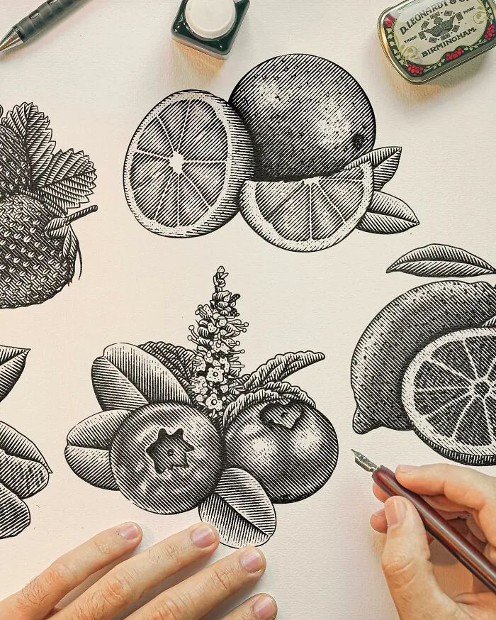 22 Intricate Pen-And-Ink Illustrations That Invite You To Look Closer