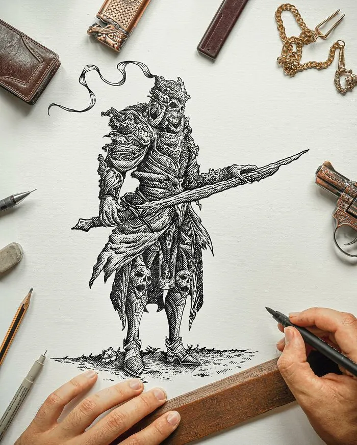 22 Intricate Pen-And-Ink Illustrations That Invite You To Look Closer
