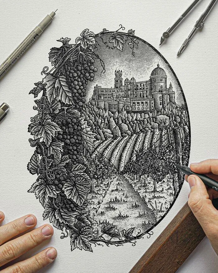 22 Intricate Pen-And-Ink Illustrations That Invite You To Look Closer