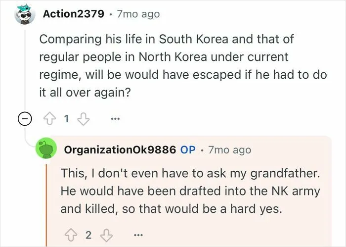 People Ask A Grandfather Who Escaped North Korea What His Life Was Like And He Delivers