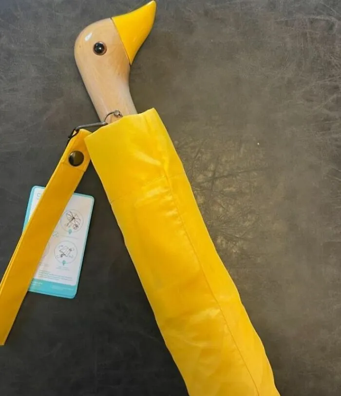 This <a Style="Display:inline;" Href="Https://Www.amazon.com/Viddvoom-Duck-Umbrella-Compact-Travel/Dp/B0d3pyd7pn?ie=utf8&linkcode=ll1&tag=bpbobcat-20&linkid=aac6fc68179f67310a05624a97571502&language=en_us&ref_=as_li_ss_tl" Target="_blank"><span Style="Font:inherit; Color: #d74b1f;"> Umbrella With A Duck Head For The Handle</Span> Is The Most Egg-Cellent Accessory You'll Ever Own