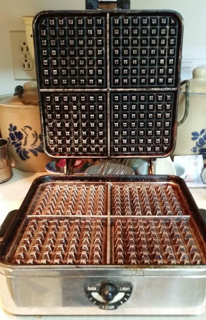 Mi abuela ha usado la misma waflera desde 1955