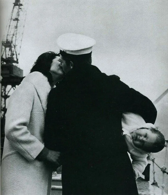 Seaman Meets His Family For The First Time After 14 Months At Sea, 1940's