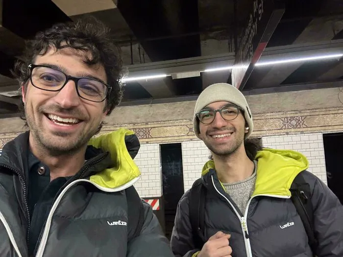 Found A Random Guy Who Looks Like Me Waiting For The Subway The Other Day
