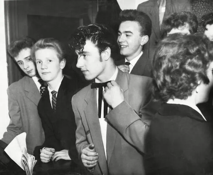 A Best Dressed Teddy Boy Competition At Nottingham In 1956