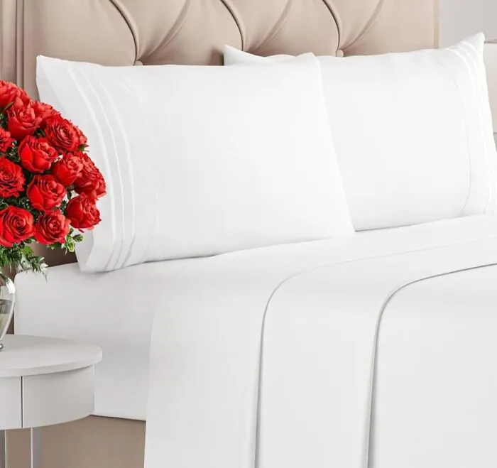 Your Bed Can Stop Feeling Like A Human-Sized Panini Press Every Night With A Set Of <a Style="Display:inline;" Href="Https://Www.amazon.com/Queen-Size-Piece-Sheet-Set/Dp/B01m16wbw1?th=1&linkcode=ll1&tag=bpkiwi-20&linkid=c9e62f4edbee4a95ee8c8072431ba234&language=en_us&ref_=as_li_ss_tl" Target="_blank">  <span Style="Font: Inherit; Color: #d74b1f;"> Cooling Bedsheets </Span>