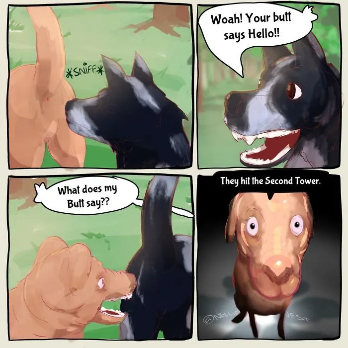 If You’re Feeling Weird, You Might Like These 50 Surreal Comics By ‘Nellie’s Nest’