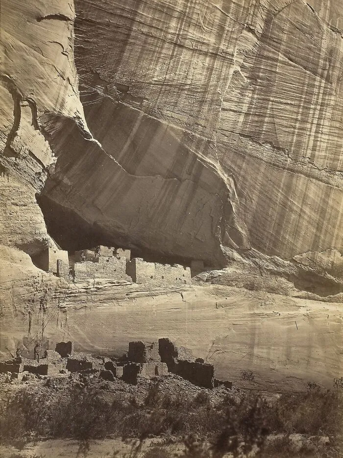 Ancient Ruins In The Canon De Chelle, 1873