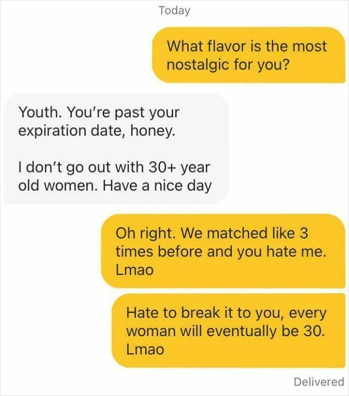 The Best Irony Is That He Is Thirty