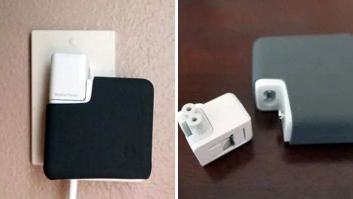 Your Poor, Tortured MacBook Charging Cord That's Bent At A Horrifying Angle Can Get Some Much-Needed Relief From A <a Style="Display:inline;" Href="Https://Www.amazon.com/Side-Facing-Adapter-Apple-MacBook-Chargers/Dp/B0cfx2ttms?ie=utf8&linkcode=ll1&tag=bpbird-20&linkid=4e9191b06a95800452366c01f1b2f574&language=en_us&ref_=as_li_ss_tl" Target="_blank">  <span Style="Font: Inherit; Color: #d74b1f;"> Side Facing Apple Adapter </Span>