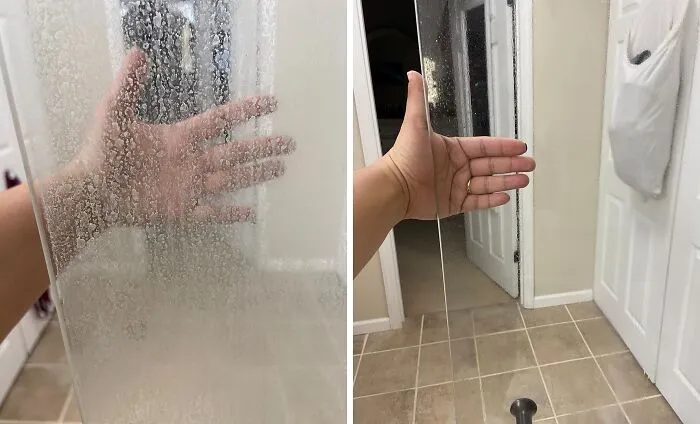The Cloudy Film On Your Shower Door That's Been Putting Up A Bigger Fight Than A Toddler At Bedtime Can Be Vanquished With<a Style="Display:inline;" Href="Https://Www.amazon.com/Clean-Hard-Water-Stain-Remover/Dp/B01m7t3d99?ie=utf8&th=1&linkcode=ll1&tag=bpbird-20&linkid=6913d3a99a8747e8039ad27ea262830d&language=en_us&ref_=as_li_ss_tl" Target="_blank">   <span Style="Font: Inherit; Color: #d74b1f;"> Bioclean Hard Water Stain Remover </Span>