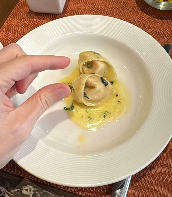The Size Of The Pasta Dish I Ordered At (What I Am Told) Is The Fanciest Hotel In Gurgaon, India