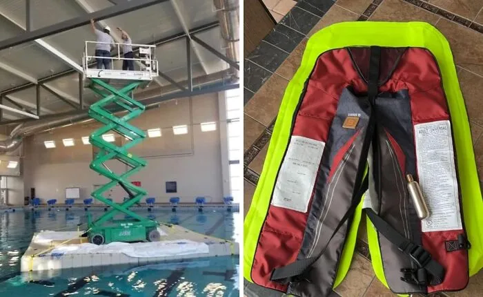 For This Method, Replace Hard Hats With <span Style="Font:inherit;color:#d74b1f;"> Life Vests  </Span>