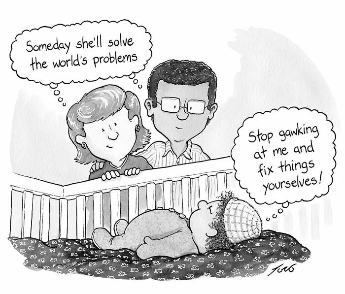 50 Clever One-Panel Comics By Tom Toro That Find Humor In Life’s Little Moments (New Pics)