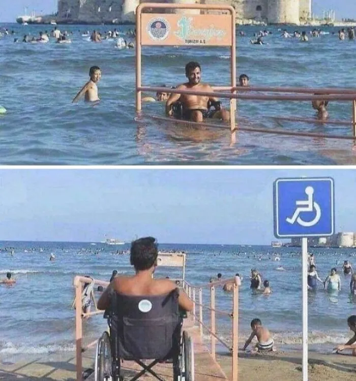 Esta playa en Turquía con características de accesibilidad