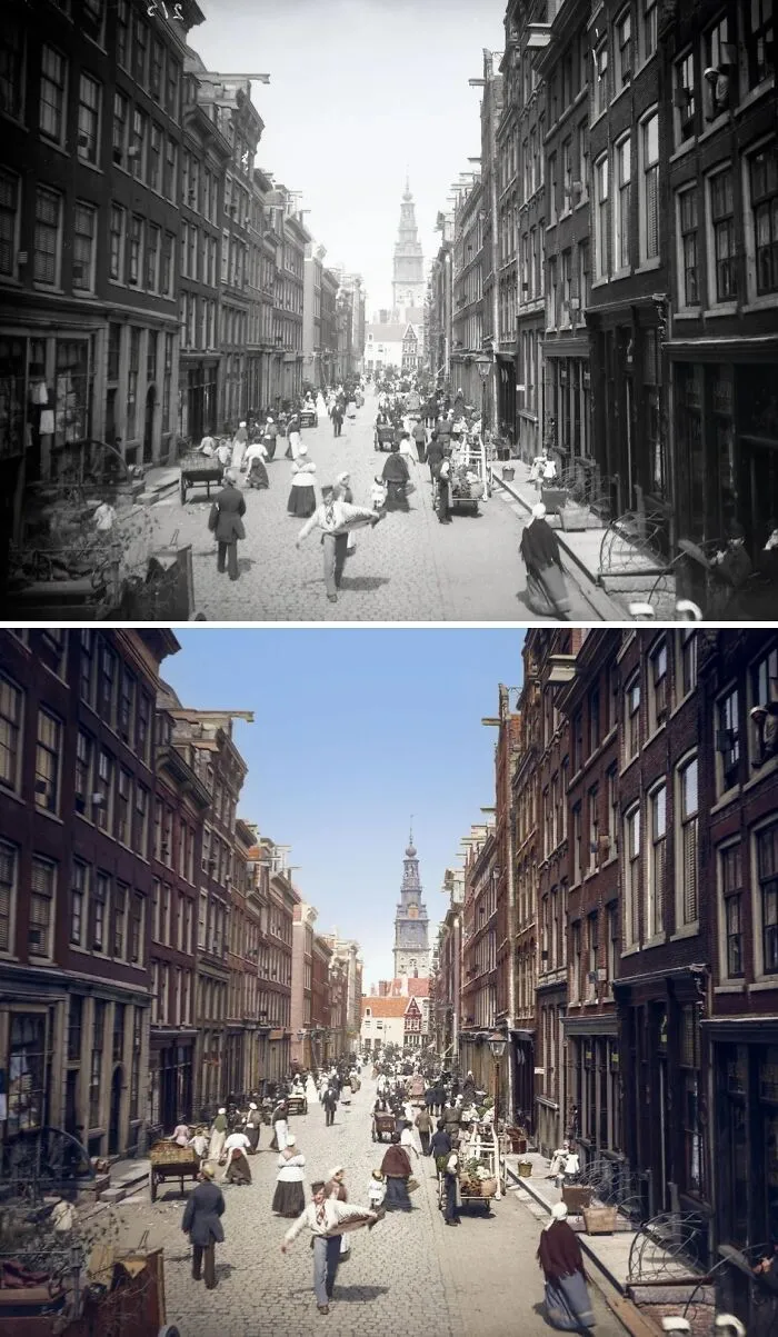 View From The Jodenbreestraat In Amsterdam, Between 1875 And 1883