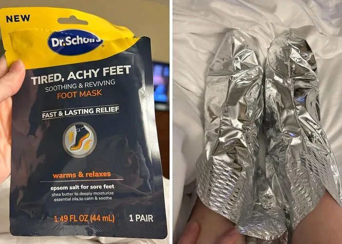 Give Your Tired, Neglected Feet The Spa Day They Deserve Without Leaving Your Couch Thanks To A <a Style="Display:inline;" Href="Https://Www.amazon.com/Dr-Scholls-Foot-Disposable-Moisturizes/Dp/B0bybhrz7t?ie=utf8&linkcode=ll1&tag=bpemu-20&linkid=b70d2b94bced32cd9e23b252ddd3b723&language=en_us&ref_=as_li_ss_tl" Target="_blank">  <span Style="Font: Inherit; Color: #d74b1f;"> Reviving Foot Mask</Span>