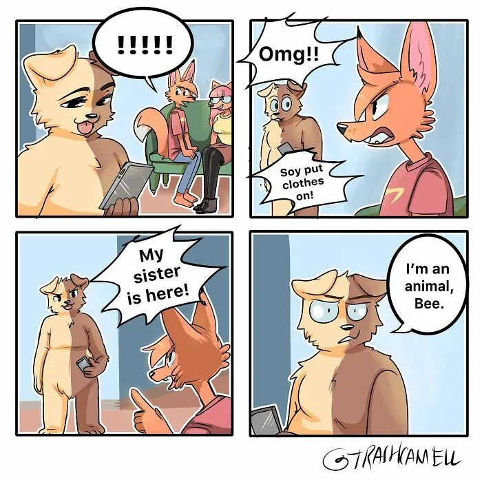 50 Times These Animal Comics Captured The Chaos Of Being Human (New Pics)