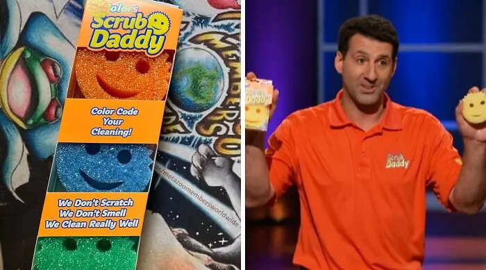 The Only Roommate That's Genuinely Thrilled To See A Sink Full Of Dirty Dishes Is The <span Style="Font: Inherit; Color: #d74b1f;"> Scrub Daddy Sponge</Span>