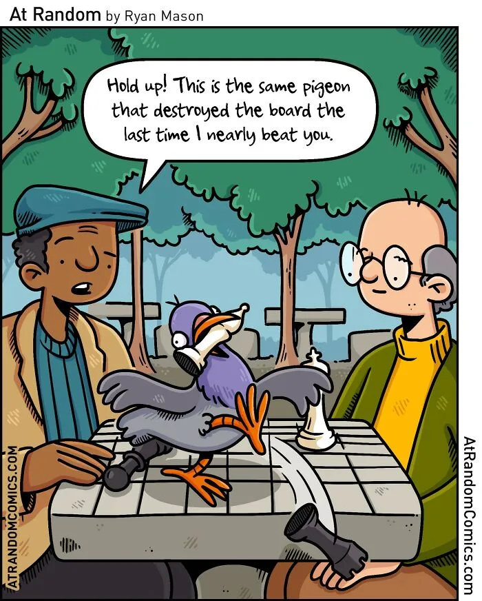 "A Familiar Pigeon"