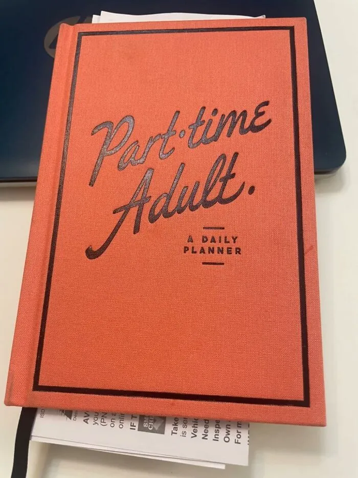 For Those Of Us Who Oscillate Between Having It All Together And Questioning Basic Life Choices, There's A <a Style="Display:inline;" Href="Https://Www.amazon.com/Part-Time-Adult-Undated-Daily-Planner/Dp/0735381100?ie=utf8&linkcode=ll1&tag=bpbobcat-20&linkid=2008b0c5b835ee92d858adb0bbcef6eb&language=en_us&ref_=as_li_ss_tl" Target="_blank">  <span Style="Font: Inherit; Color: #d74b1f;"> "Part Time Adult" Planner</Span>