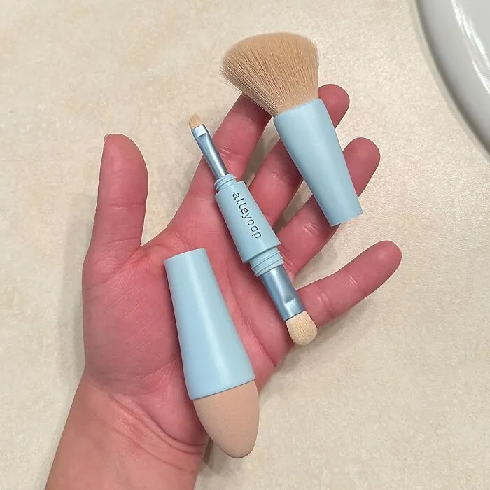 Assembling A <a Style="Display:inline;" Href="Https://Www.amazon.com/Alleyoop-Makeup-Brush-Sponge-Eyeshadow-Eyebrow-Liner/Dp/B0bd48fgbc?ie=utf8&th=1&linkcode=ll1&tag=bpkangaroo-20&linkid=b558e919eae0755bec6b3f13605b00e1&language=en_us&ref_=as_li_ss_tl" Target="_blank">    <span Style="Font: Inherit; Color: #d74b1f;"> 4-In-1 Travel Makeup Brush</Span> Feels Like You're Putting Together A Spy Gadget, And Honestly, Creating The Perfect Vacation Smokey Eye Is Just As Important As Any Secret Mission