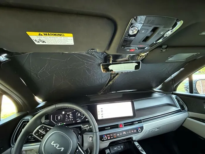 Your Steering Wheel's Summer Gig As A Medieval Torture Device Is Officially Over Thanks To A <a Style="Display:inline;" Href="Https://Www.amazon.com/Thickened-Automotive-Sunshade-Universal-Windshield/Dp/B0c1yff2jj?ie=utf8&th=1&linkcode=ll1&tag=bpsquid-20&linkid=dcf5212b4c252dc25cb601e747567765&language=en_us&ref_=as_li_ss_tl" Target="_blank">  <span Style="Font: Inherit; Color: #d74b1f;"> Car Windshield Shade </Span>