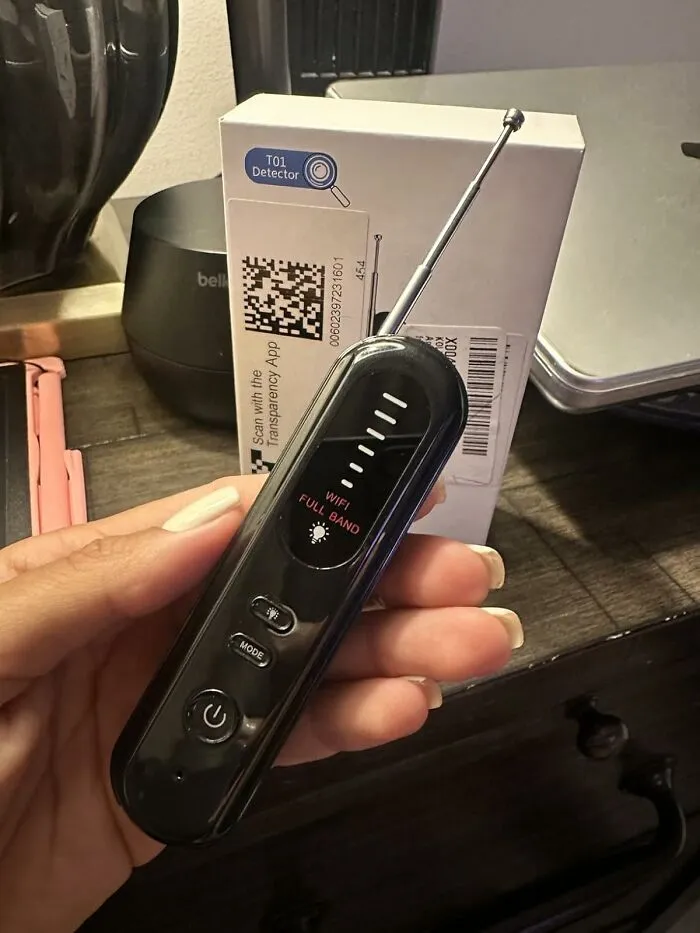You Can Ensure Your Impromptu Solo Concert In The Airbnb Remains A Completely Private Event With A <a Style="Display:inline;" Href="Https://Www.amazon.com/Kolhoffr-Detectors-Detector-Anti-Spy-Bathroom/Dp/B0f6vgv3hc?ie=utf8&th=1&linkcode=ll1&tag=bplynx-20&linkid=7057bf7b2c29162cf783b74eb95018ff&language=en_us&ref_=as_li_ss_tl" Target="_blank">  <span Style="Font: Inherit; Color: #d74b1f;"> Hidden Camera Detector </Span>