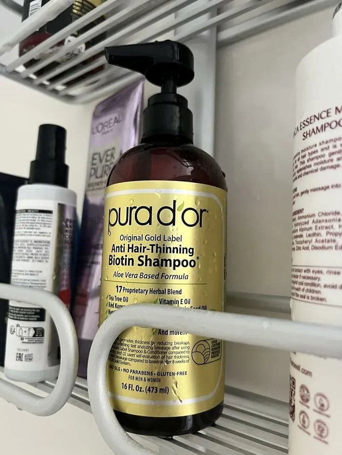 Your Hair Can Feel Thicker And Fuller, Giving You That 'Just Left The Salon' Confidence With <a Style="Display:inline;" Href="Https://Www.amazon.com/Pura-Dor-Anti-Thinning-Clinically-Ingredients/Dp/B00fh692pq?ie=utf8&th=1&linkcode=ll1&tag=bpsparrow-20&linkid=02f29ae15f6f0a0d2a9dcf165e6859e5&language=en_us&ref_=as_li_ss_tl" Target="_blank">    <span Style="Font: Inherit; Color: #d74b1f;"> Anti-Thinning Biotin Shampoo </Span>