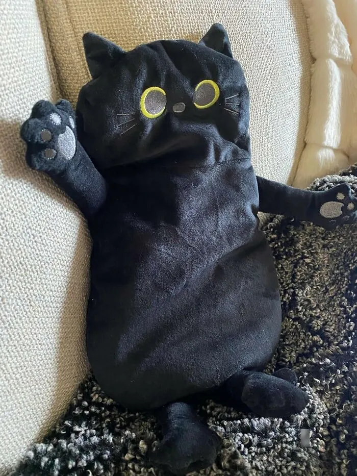The Very Important Job Of Being Your Personal, Purring Hot Water Bottle Has Been Outsourced To This <a Style="Display:inline;" Href="Https://Www.amazon.com/Microwave-Microwavable-Menstrual-Thanksgiving-Christmas/Dp/B0c3lv82d8?ie=utf8&th=1&linkcode=ll1&tag=bpbutterfly-20&linkid=cfb40af6721276a4a7584260a6339510&language=en_us&ref_=as_li_ss_tl" Target="_blank">  <span Style="Font: Inherit; Color: #d74b1f;"> Microwavable Cat Heating Pad </Span>