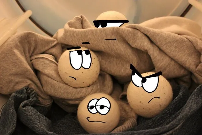 The Weird, Clingy Relationship Your Clean Clothes Have With Each Other In The Dryer Can Be Put Into Counseling With Some <a Style="Display:inline;" Href="Https://Www.amazon.com/Woolzies-Wool-Dryer-Balls-Organic/Dp/B0067stk3c?ie=utf8&th=1&linkcode=ll1&tag=bpbird-20&linkid=ac399b5ccd0ac064827db35c3348d944&language=en_us&ref_=as_li_ss_tl" Target="_blank">  <span Style="Font: Inherit; Color: #d74b1f;"> Woolzies Wool Dryer Balls </Span>