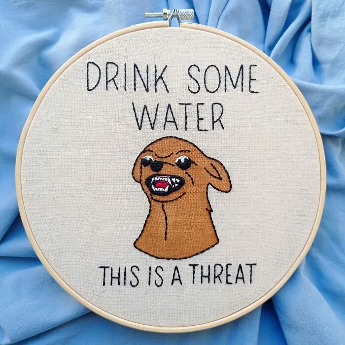We Hand-Embroidered Animals With A Mix Of Cute And Bold Vibes, And Here's 20 Of Our Best Creations