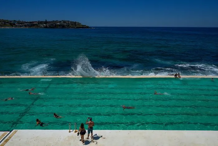 "A Rock Pool With The Same Color As The Sea And Sky" By Chin-Fa Tzeng