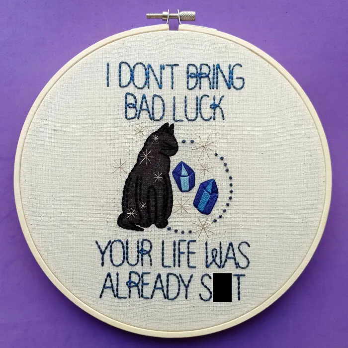 We Hand-Embroidered Animals With A Mix Of Cute And Bold Vibes, And Here's 20 Of Our Best Creations