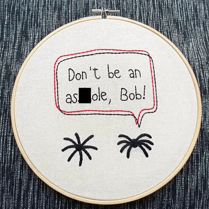 We Hand-Embroidered Animals With A Mix Of Cute And Bold Vibes, And Here's 20 Of Our Best Creations