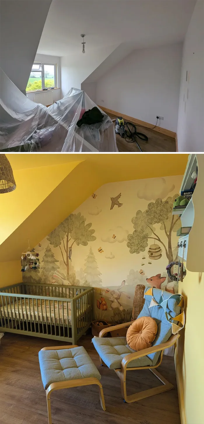 Nursery Makeover Before And After
