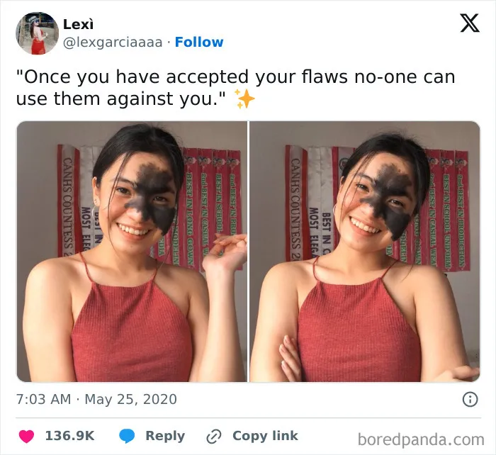 I Can't See Any Flaws, Only A Great Attitude