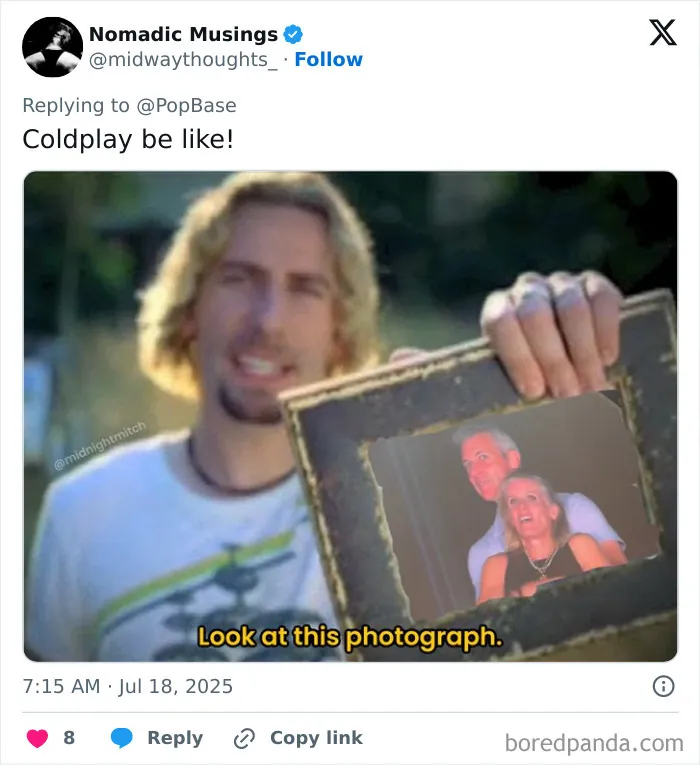 40 Of The Funniest Memes And GIFs Of Coldplay Kiss Cam Affair Couple