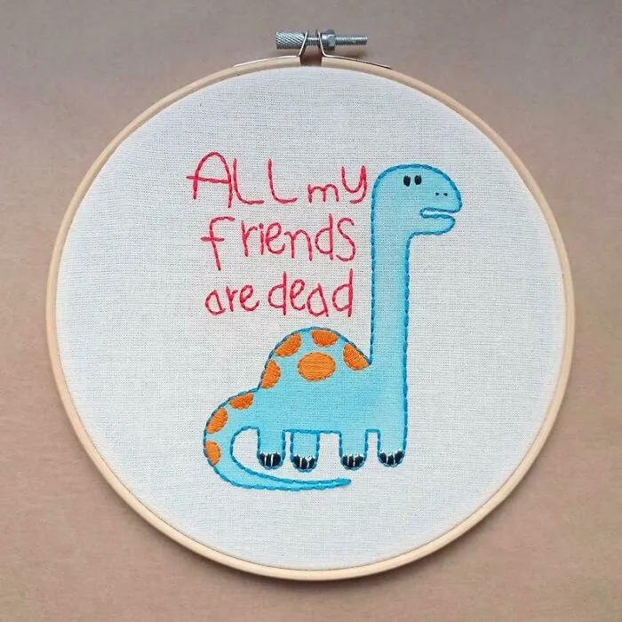 We Hand-Embroidered Animals With A Mix Of Cute And Bold Vibes, And Here's 20 Of Our Best Creations