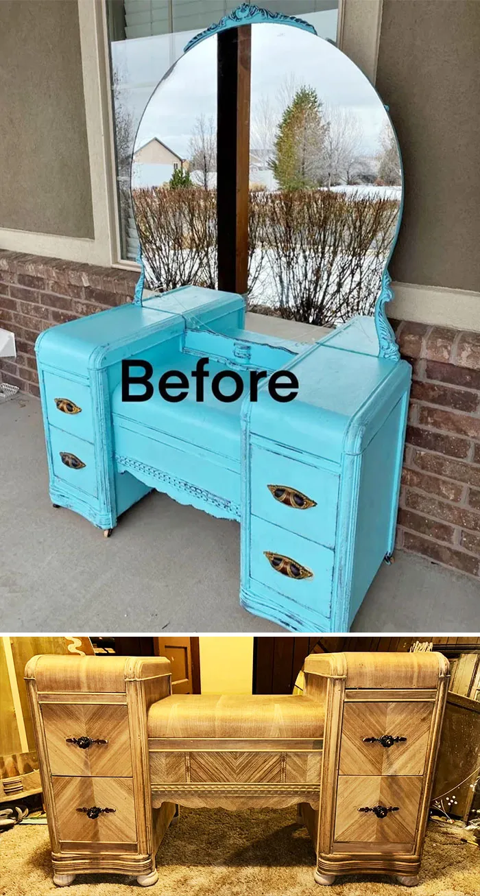 1943 Waterfall Vanity Restore