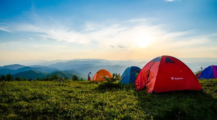You're ditching the hotel for tents and stars - where are you camping?