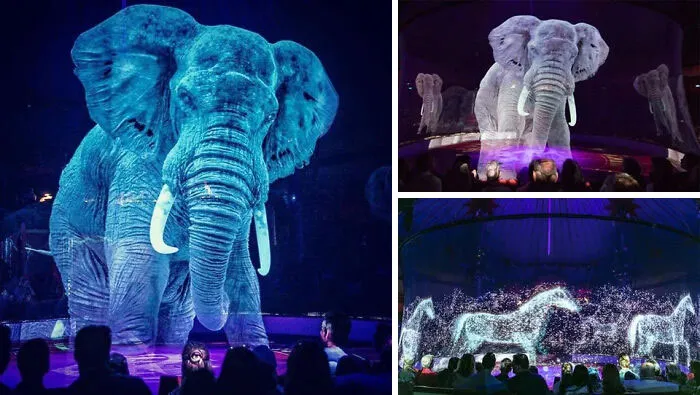Un circo alemán utiliza hologramas en lugar de animales vivos para una experiencia libre de crueldad.