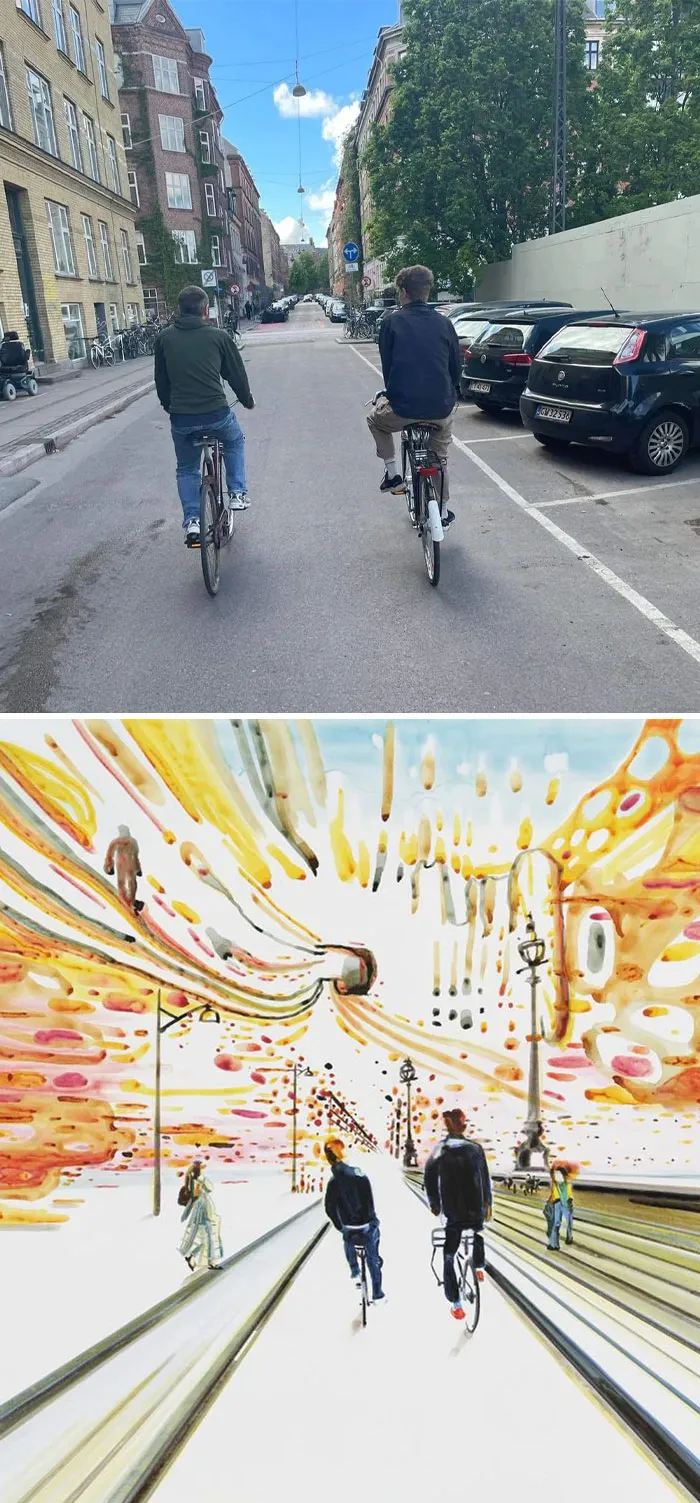 I Just Discovered A Painting That Looks Like My Favorite Picture Of Me And My Son