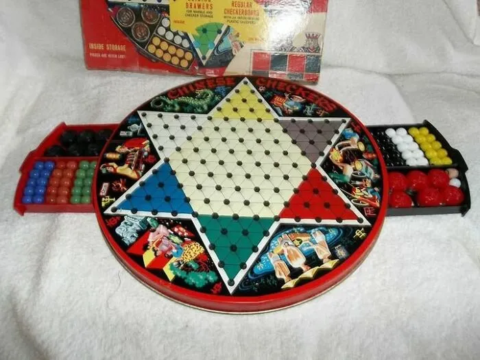 Chinese Checkers Were A Weekend Favorite
