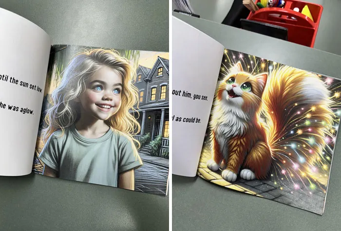 Our School Library Keeps Getting These Kids Books With Crappy AI Art As Donations