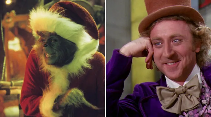 The Grinch vs. Willy Wonka