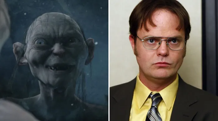 Gollum vs. Dwight Schrute