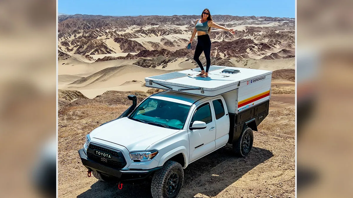 36YO Embraces Tiny Life, Living Comfortably In A Truck Full-Time On A Budget Of Just $1,305/Month