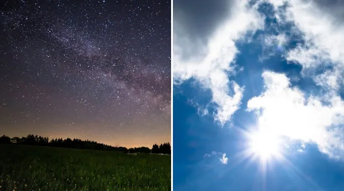 Live in a world where it's always night or always daytime?