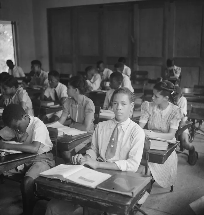 Children In Christiansted High School, Christiansted, Saint Croix Island, Virgin Islands, 1941